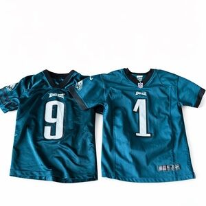 NFL Philadelphia Eagles Youth Jersey Bundle – Nick Foles #9 & Jalen Hurts #1